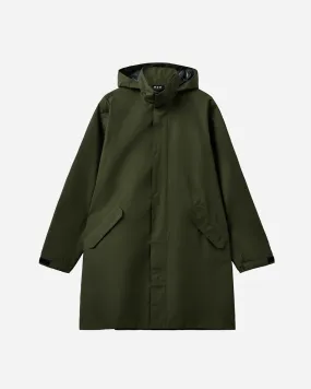 Rm LW Rain Long Jacket - Army