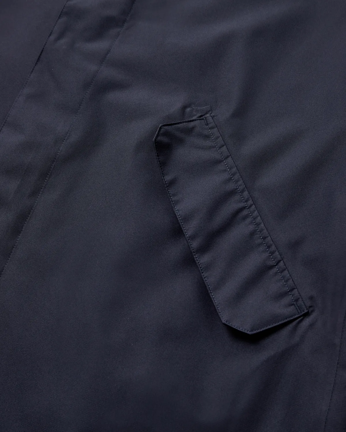 Rm LW Rain Long Jacket - Navy