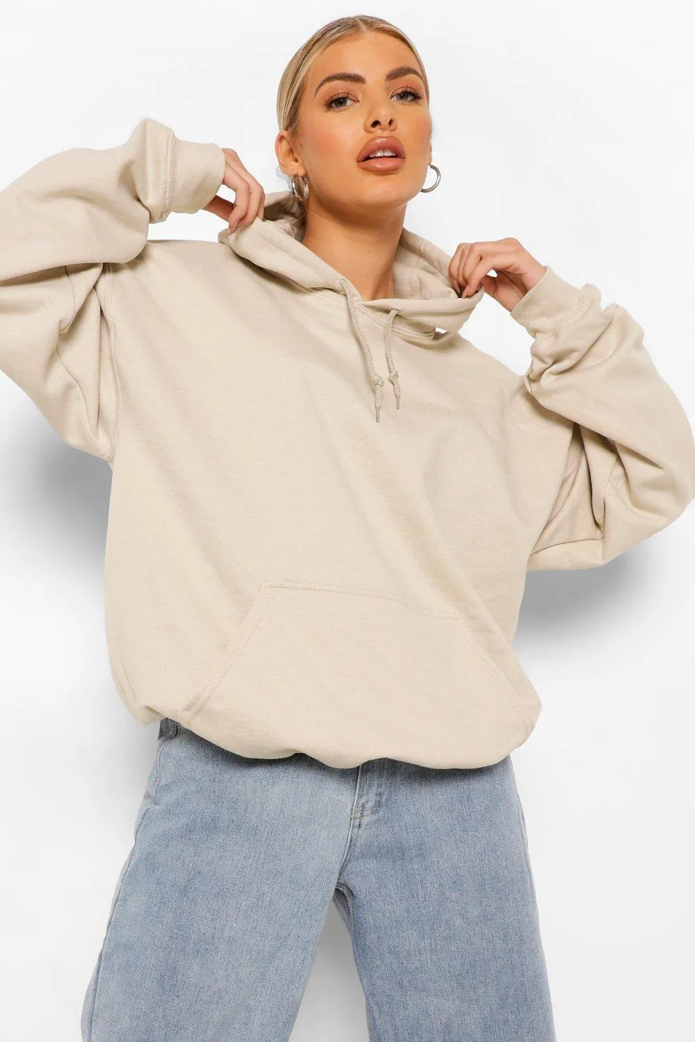 Sand Oversized Hoodie