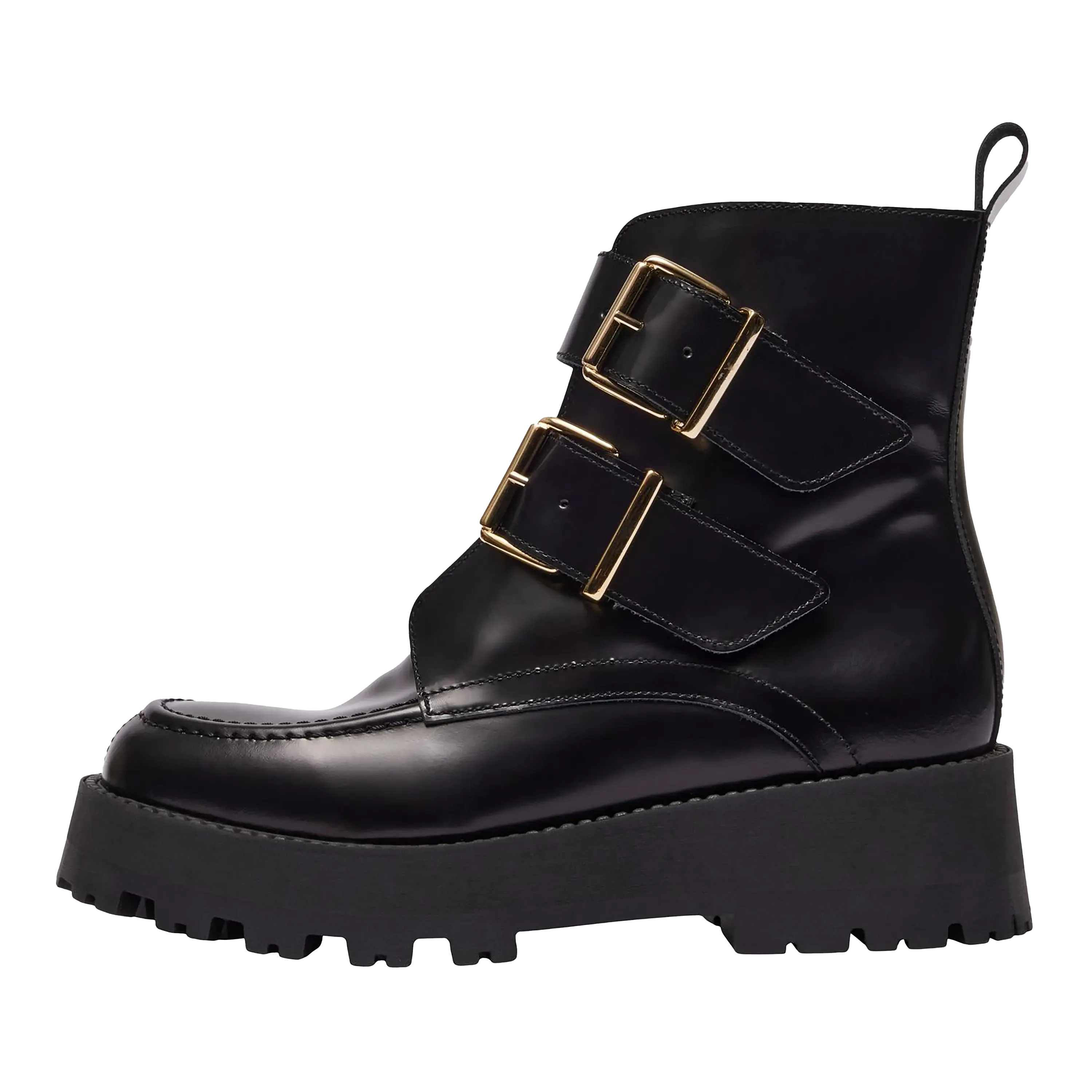 Selected Femme Cora Buckle Polido Boots