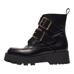 Selected Femme Cora Buckle Polido Boots