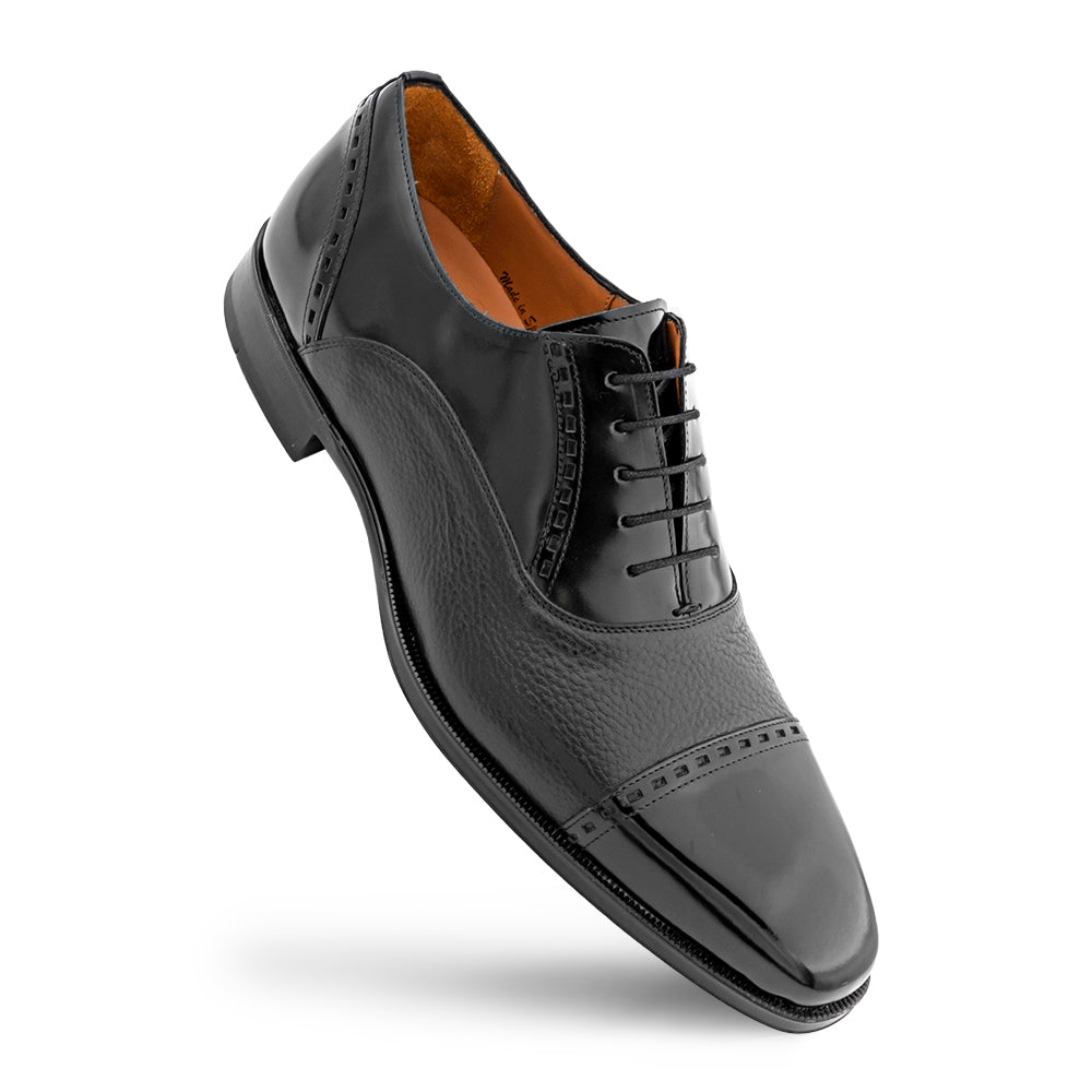 Shine/Embossed Rubber Sole Oxford