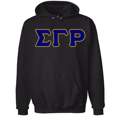 Sigma Gamma Rho Hanes 10oz. Hoodie - Hanes F170 - TWILL