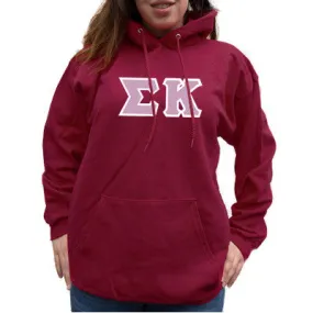 Sigma Kappa Hanes 10oz. Hoodie - Hanes F170 - TWILL