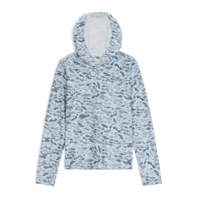 Simms Youth Solar Tech Hoody Ghost Camo Neptune