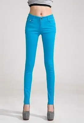 Skinny Women Jeans, Sky Blue