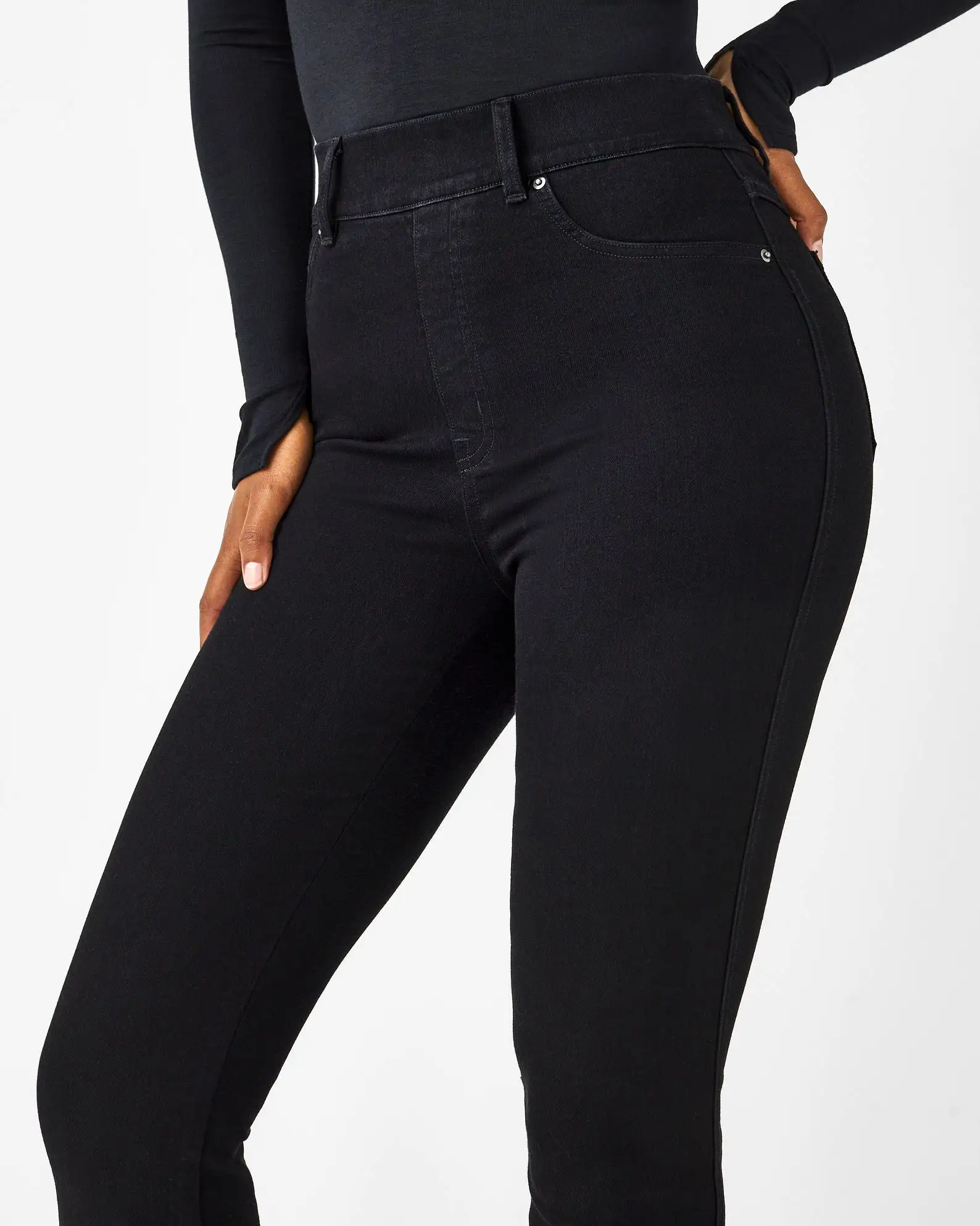 Spanx Flare Jeans Clean Black