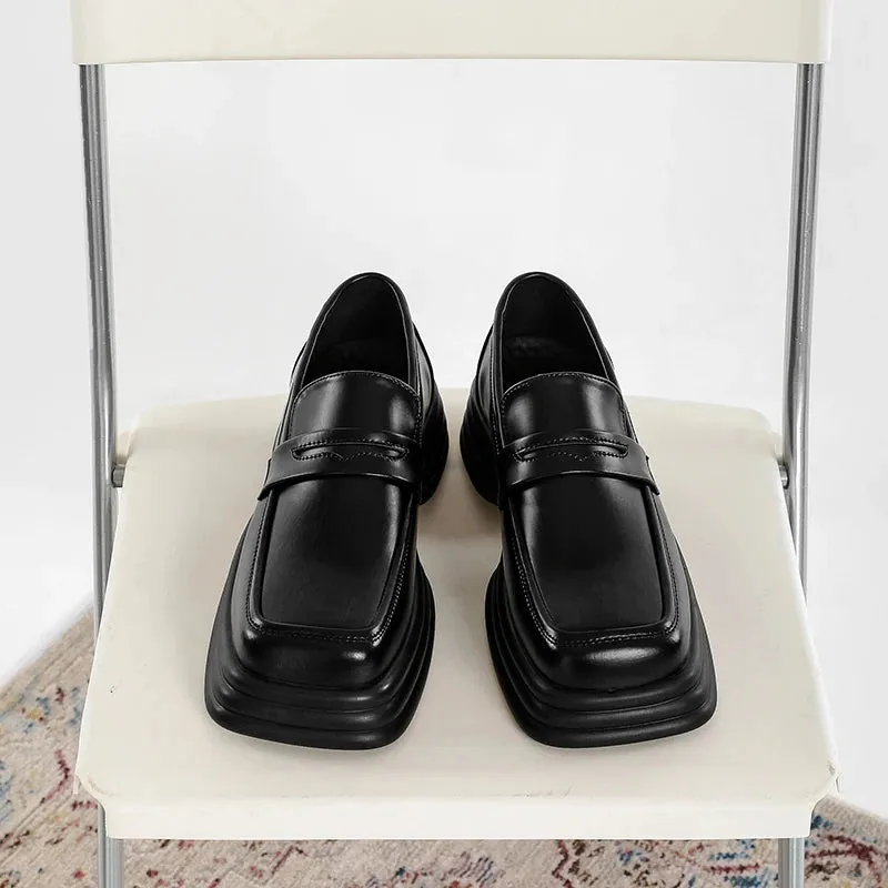 Square Toe Loafers