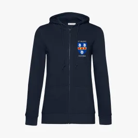 St Hilda's College Ladies Organic Embroidered Zip Hoodie