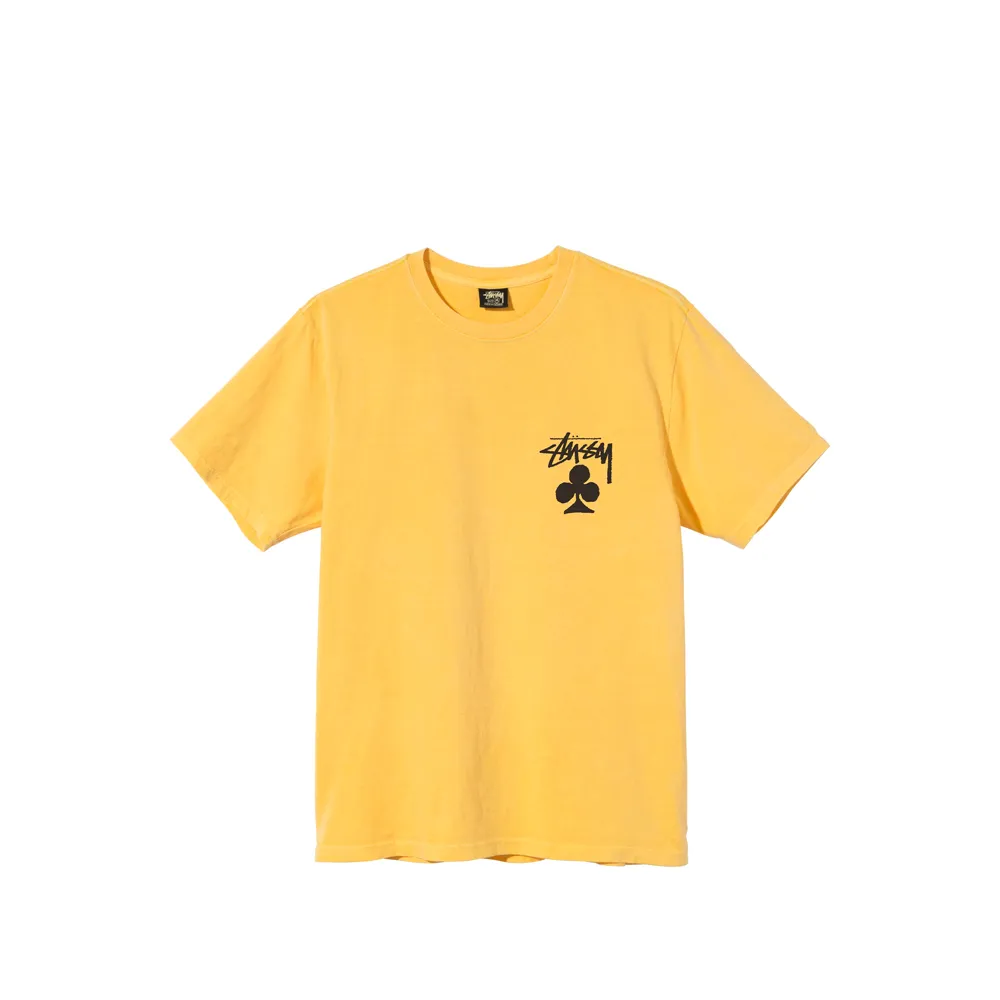 Stussy Club Pigment Dyed Tee Yellow 1904670