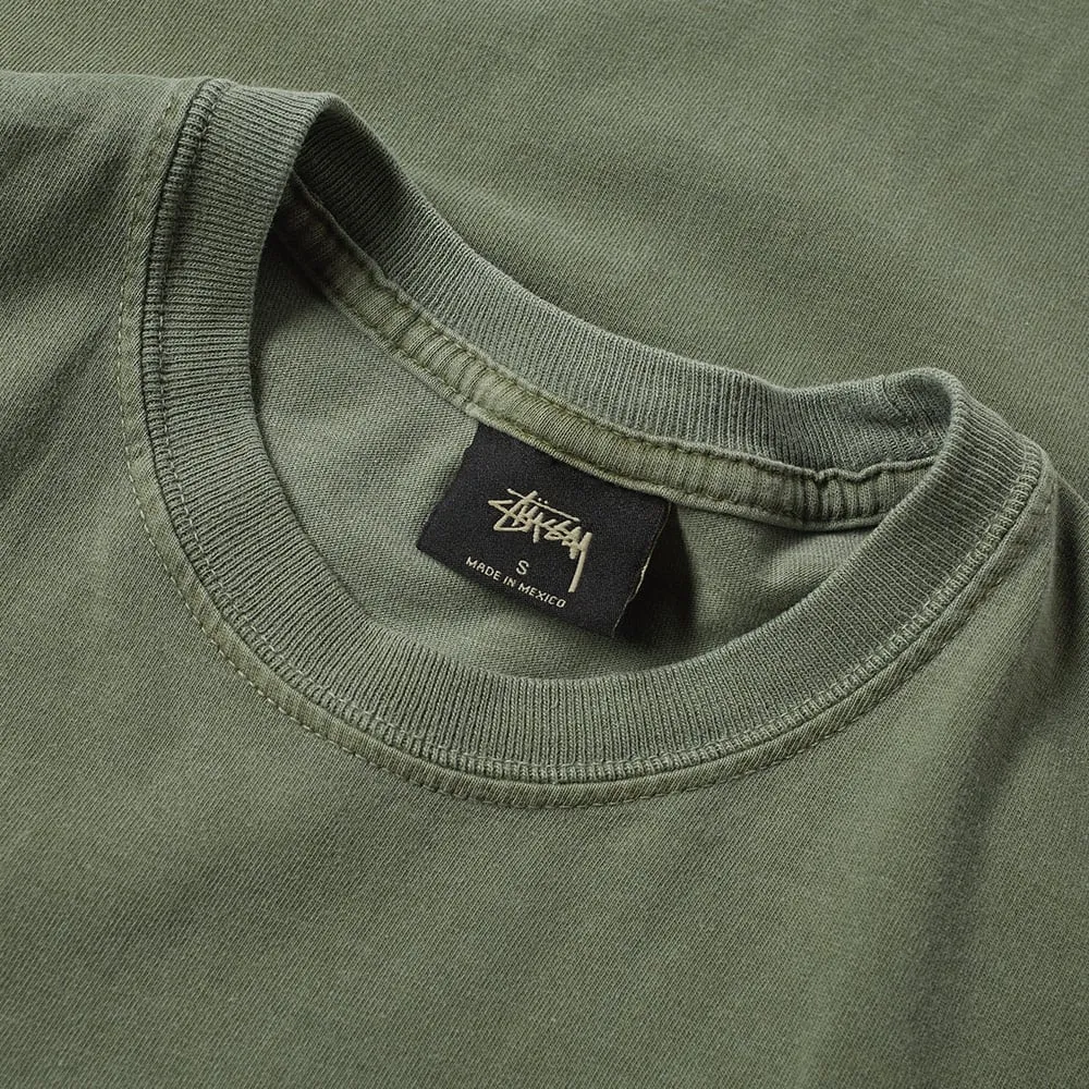 Stussy Pigment Dyed Basic TeeOlive