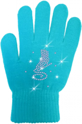 Swarovski Crystal Skate Gloves