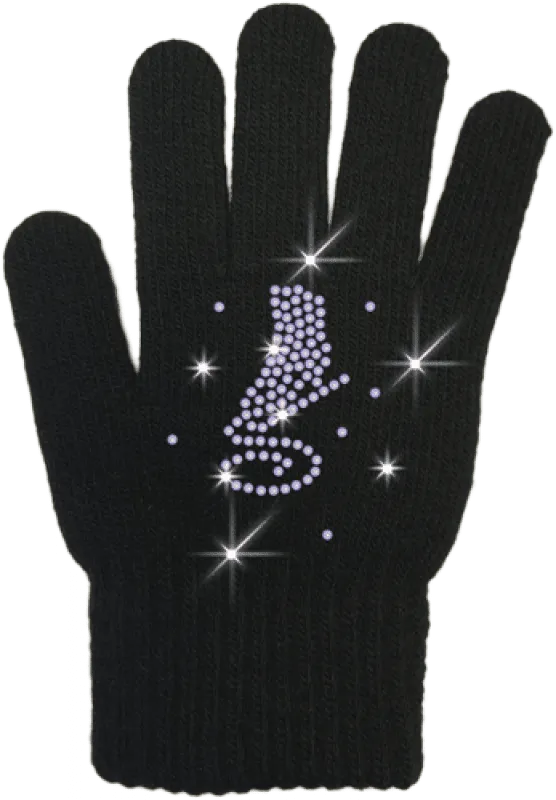 Swarovski Crystal Skate Gloves