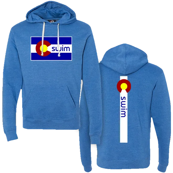 Swim Colorado Flag Hoody