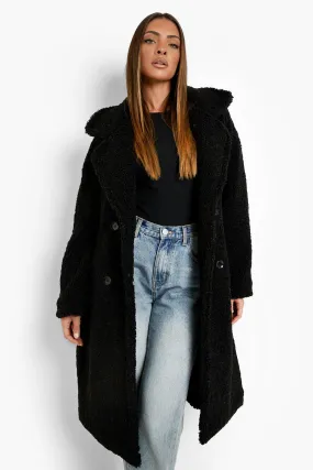 Teddy Faux Fur Belted Coat