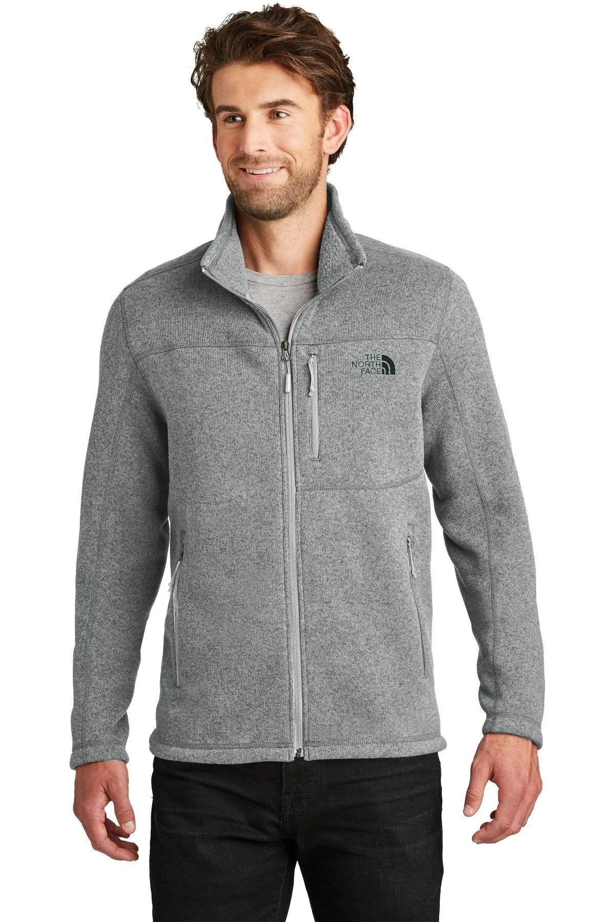 The North Face Sweater Fleece Jacket NF0A3LH7 TNF Medium Grey Heather [Mulhern + Kulp]