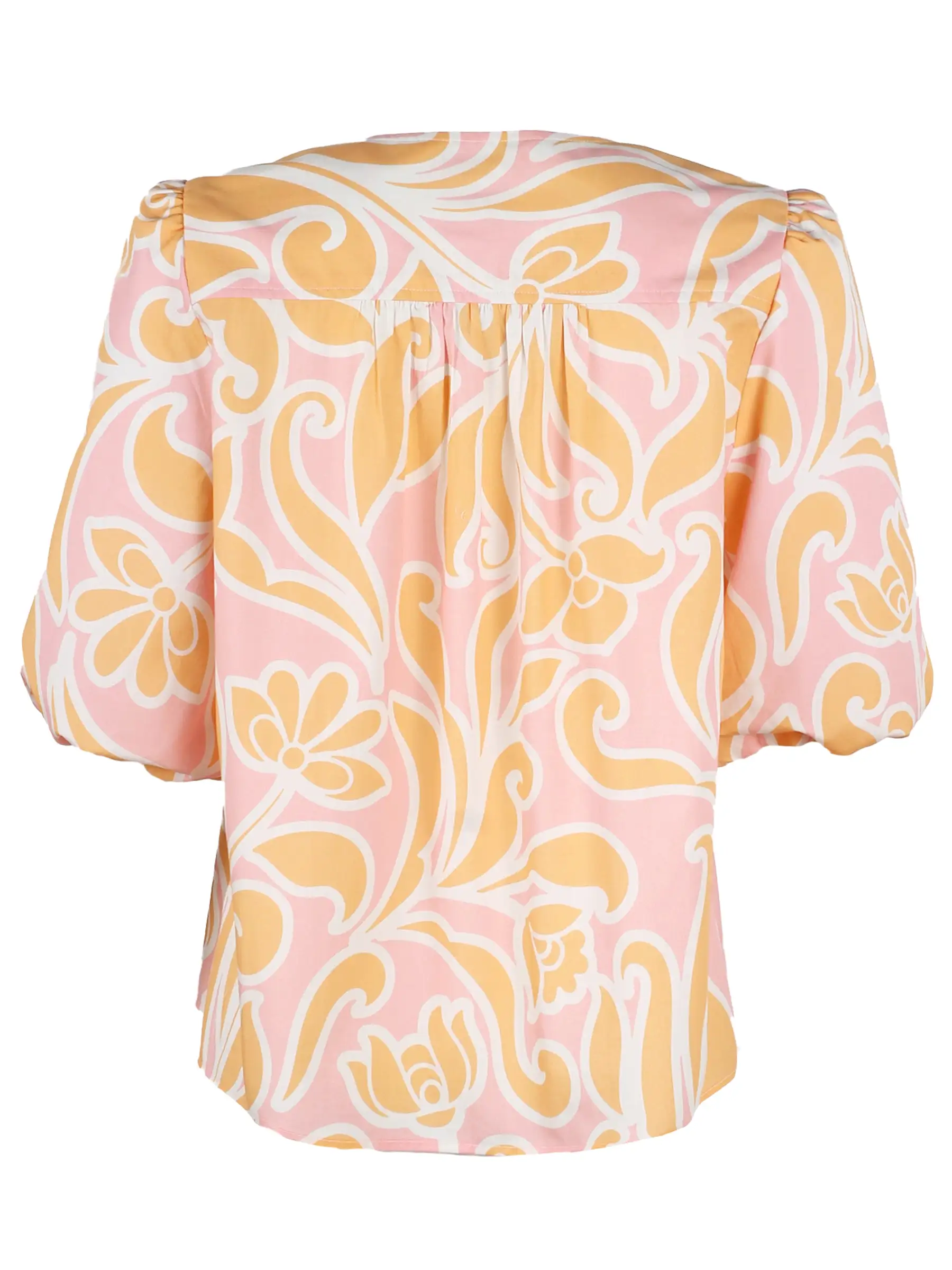 Tish Top Pink/Orange Sunshine Scroll