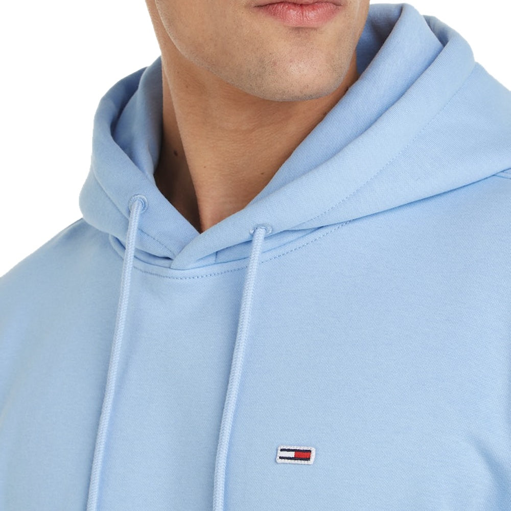 Tommy Jeans Regular Fleece Hood - Moderate Blue