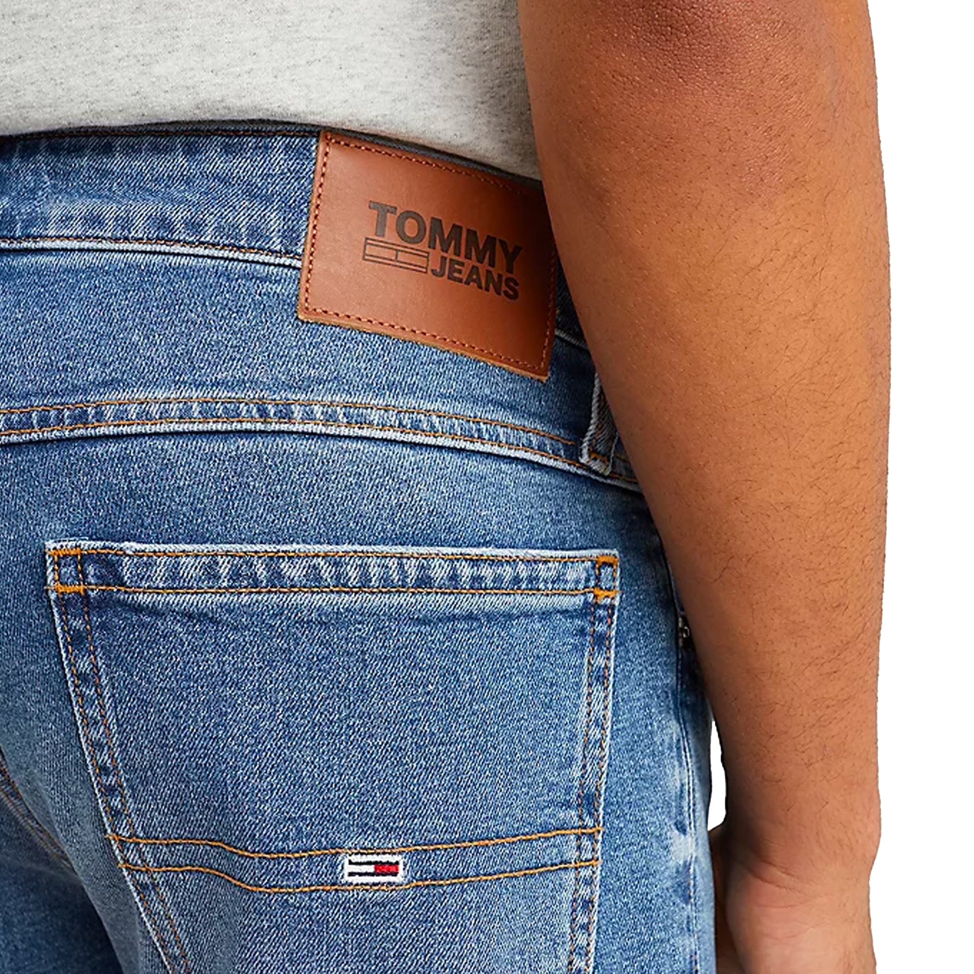 Tommy Jeans Ronnie Denim Shorts - Mid Blue