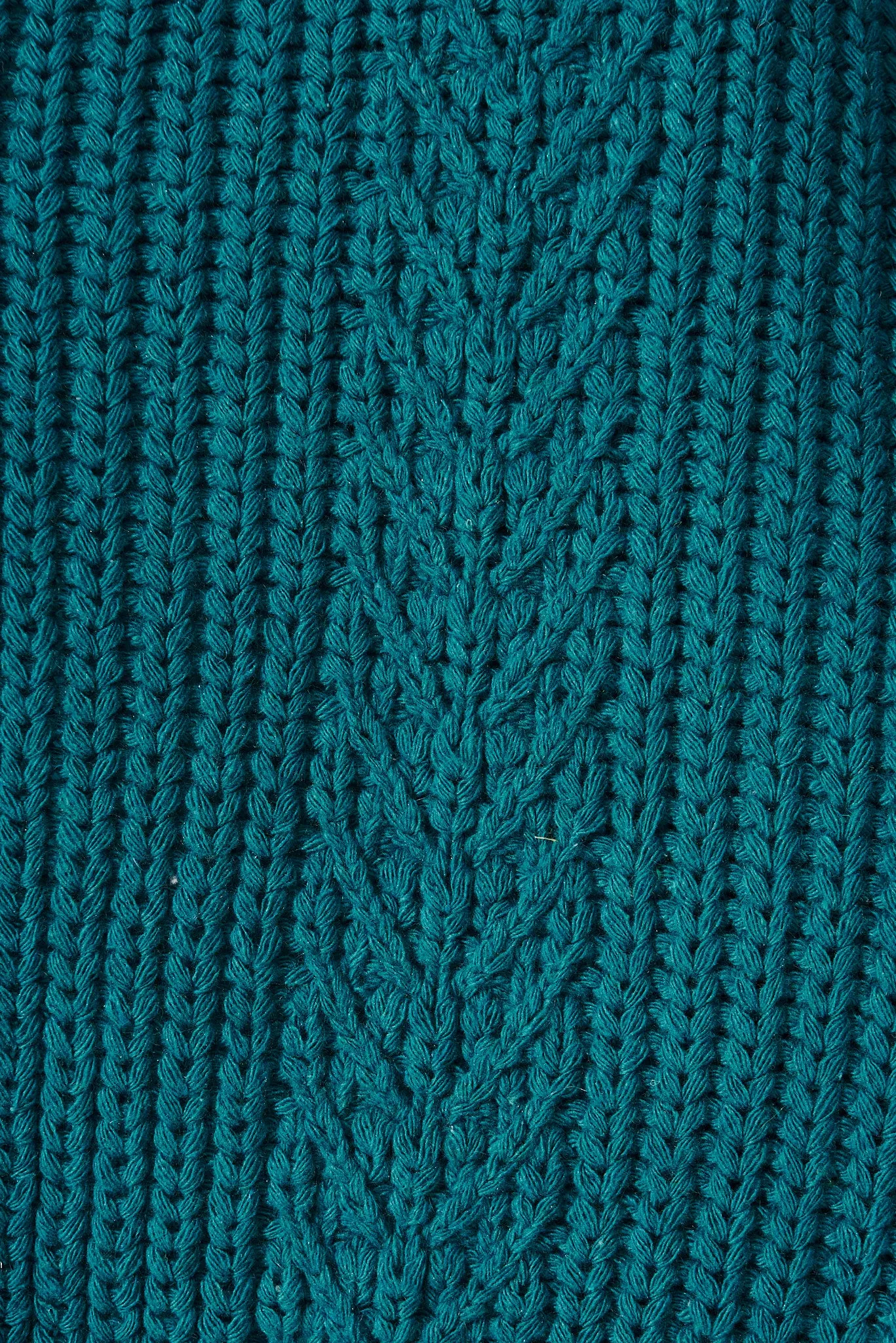 Turin Knit Cardigan In Teal Cotton Blend