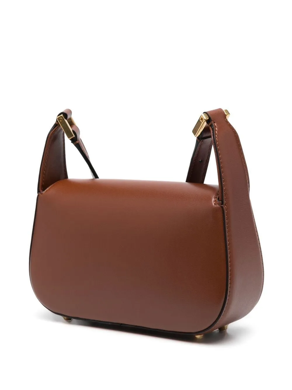 VALENTINO GARAVANI Brown Leather Shoulder Bag for Women | FW22 Collection