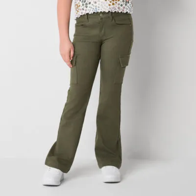 Vanilla Star Big Girls High Rise Flare Cargo Pant