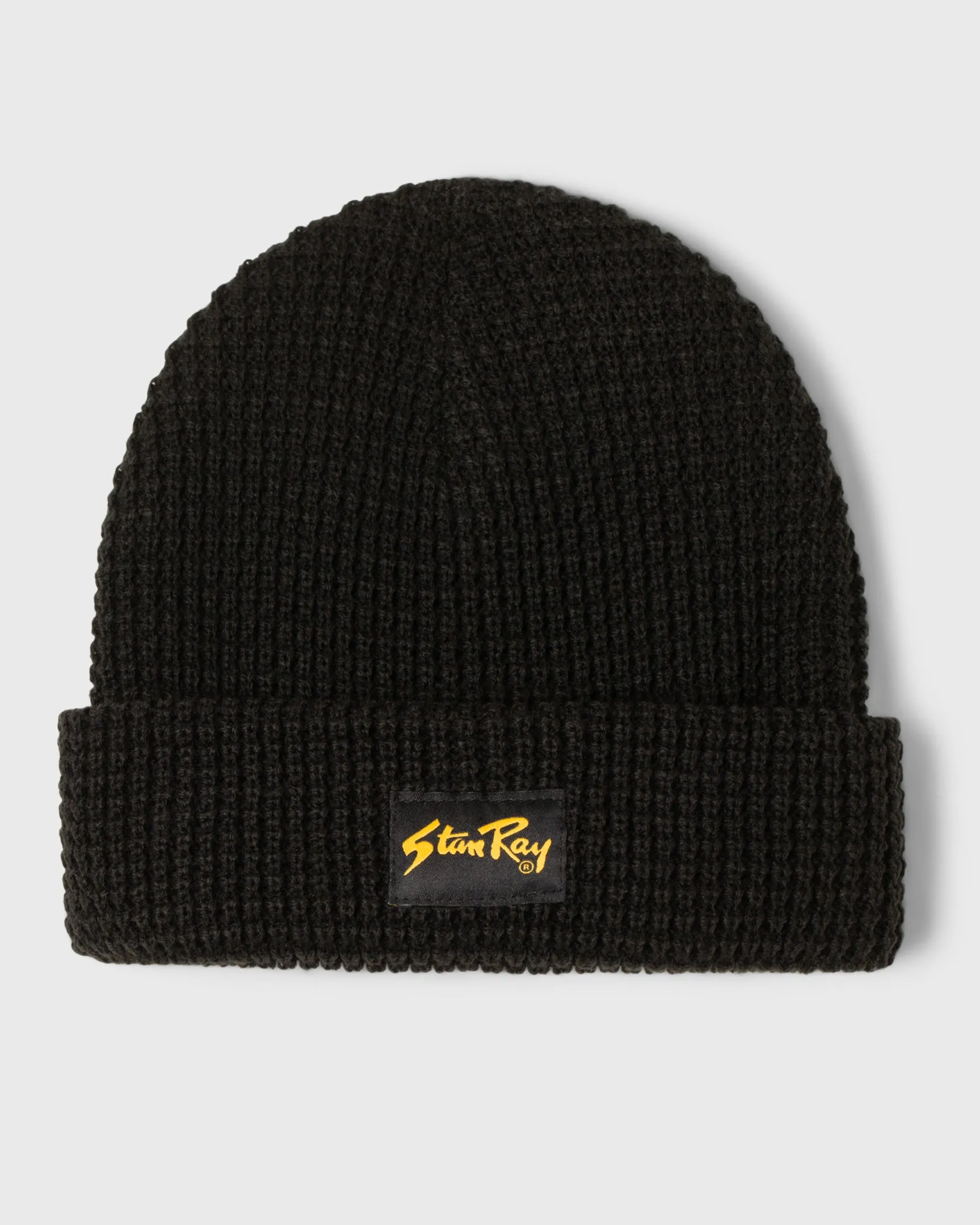 Waffle Beanie (Black)