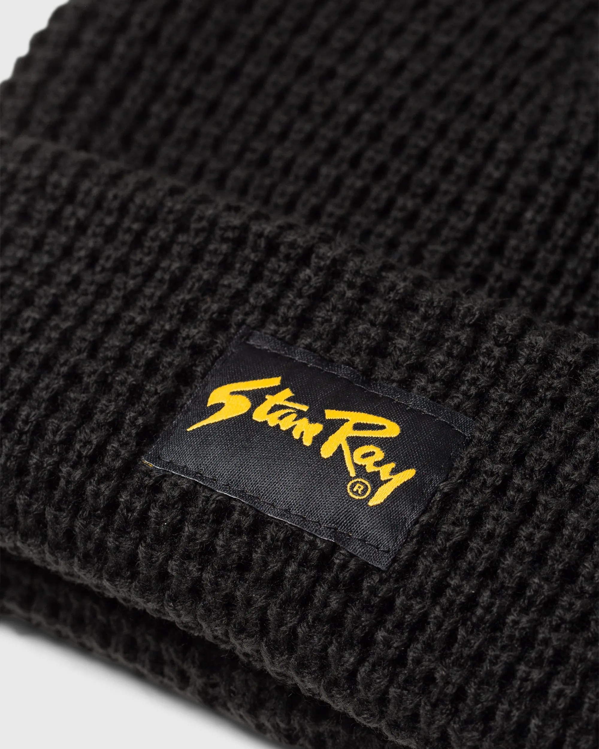 Waffle Beanie (Black)