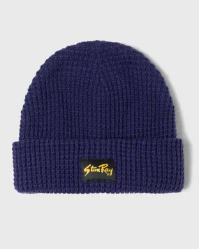 Waffle Beanie (Navy)