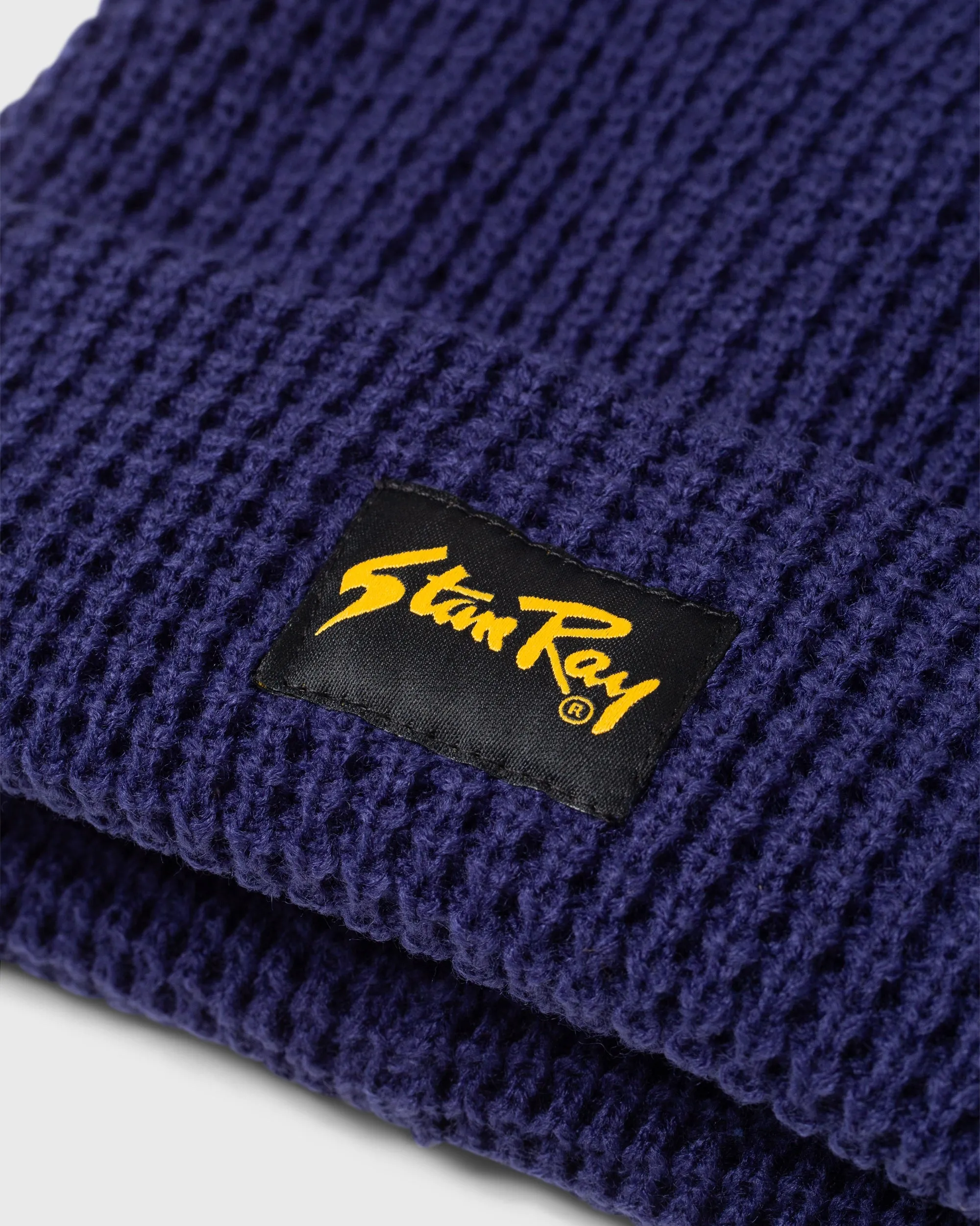 Waffle Beanie (Navy)