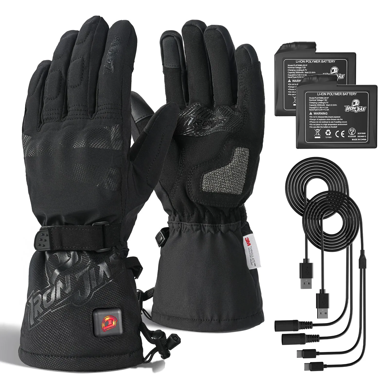 Waterproof Heated Motorcycle Gloves | JIA10H