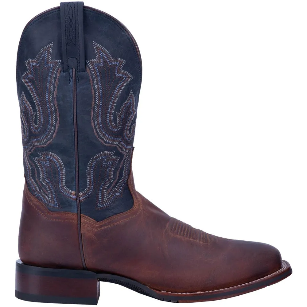 Winslow Embroidered Square Toe Cowboy Boots