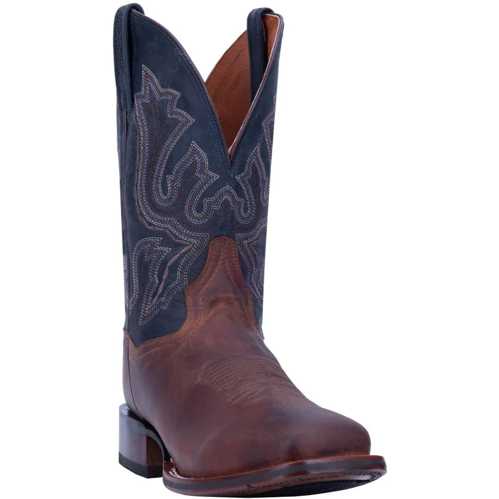 Winslow Embroidered Square Toe Cowboy Boots