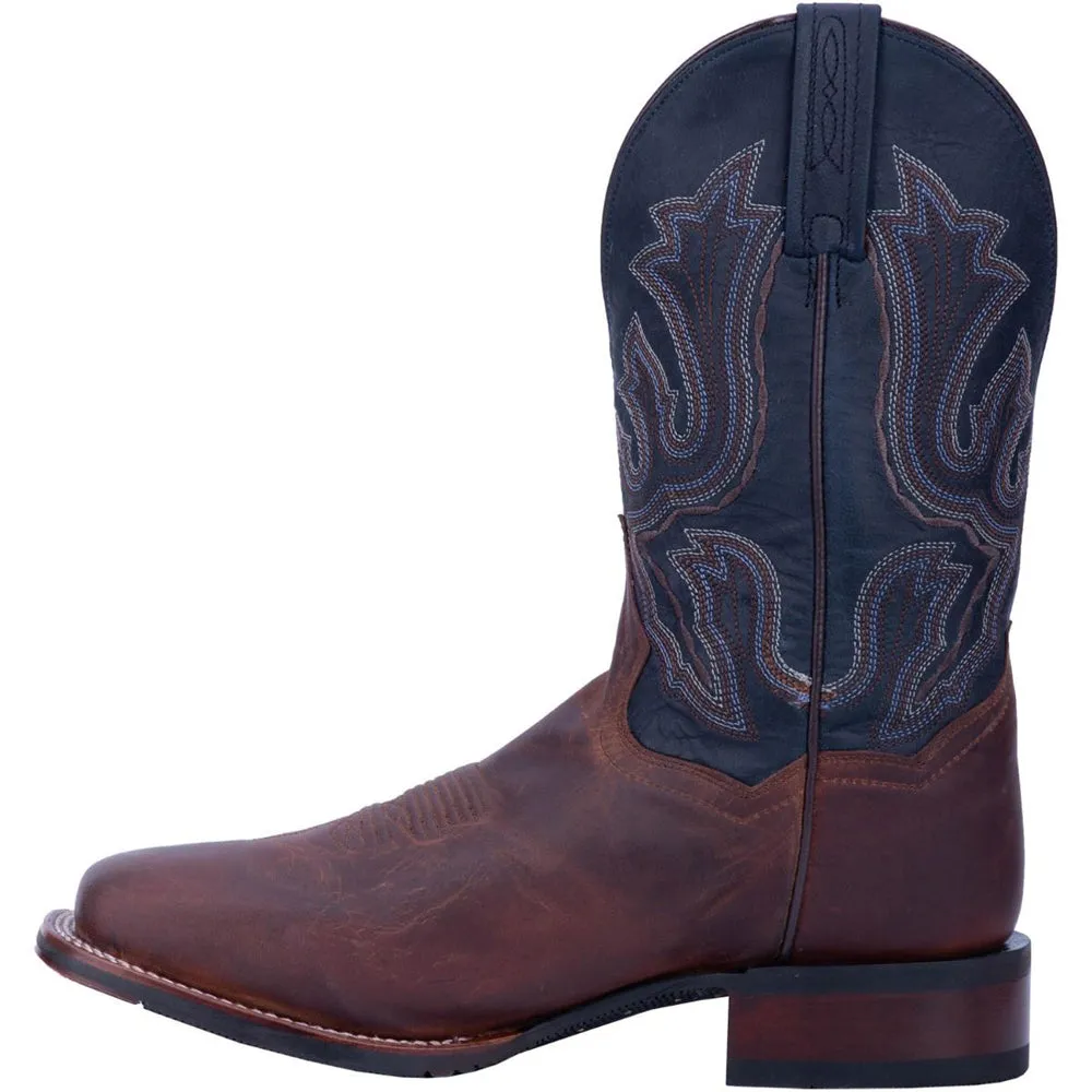 Winslow Embroidered Square Toe Cowboy Boots