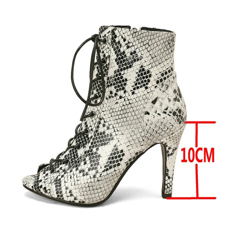 Women's Fashion Sexy Comfort Zipper High Heel Open-Toe Gladiator Shoes