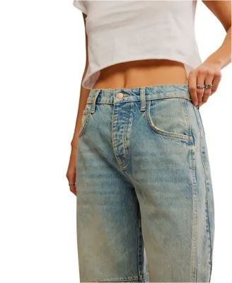 Women's Free People Good Luck Relaxed Fit Barrell Jeans