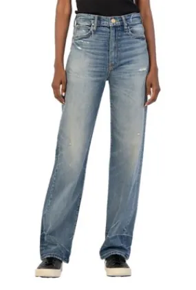 Women's KUT from the Kloth Sienna Relaxed Fit Wide Leg Jeans