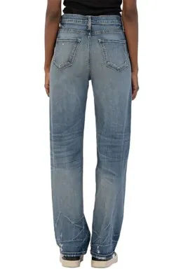 Women's KUT from the Kloth Sienna Relaxed Fit Wide Leg Jeans