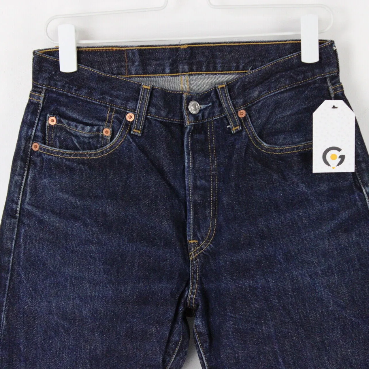 Womens LEVIS 501 Jeans Dark Blue | W29 L26