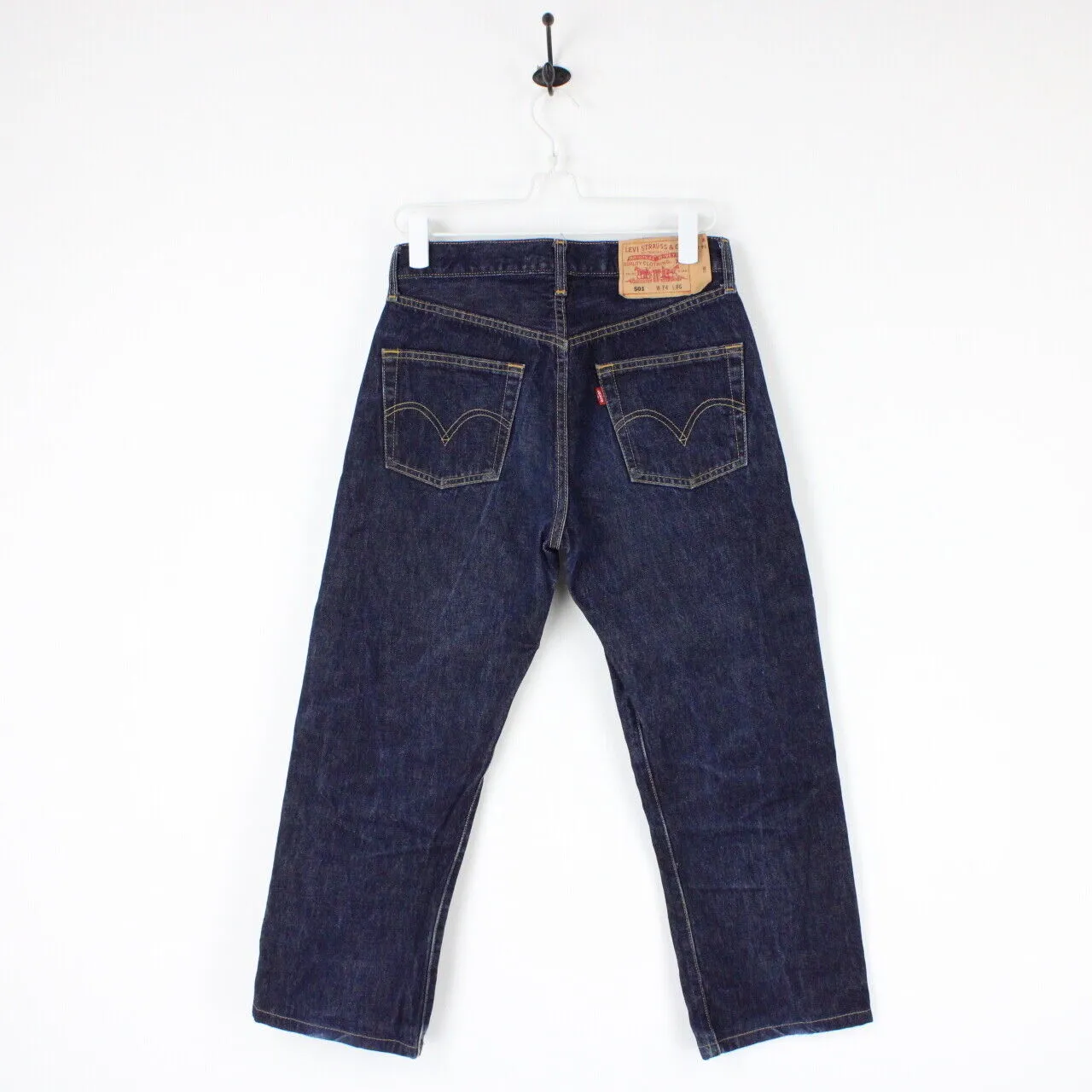 Womens LEVIS 501 Jeans Dark Blue | W29 L26