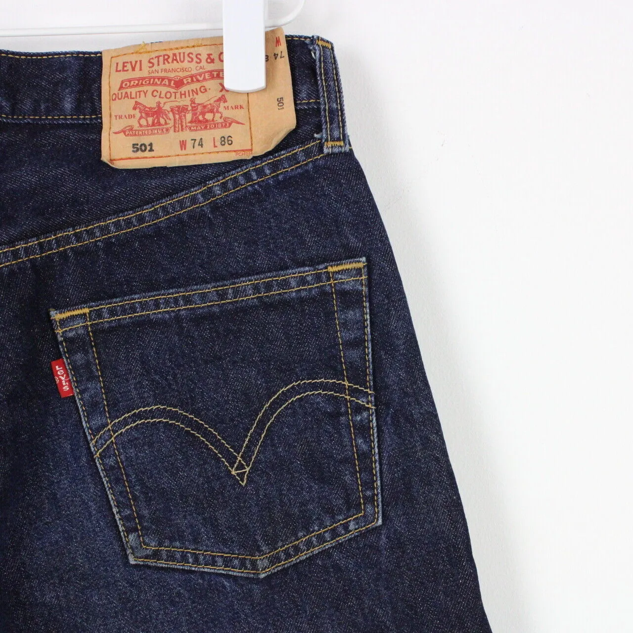 Womens LEVIS 501 Jeans Dark Blue | W29 L26