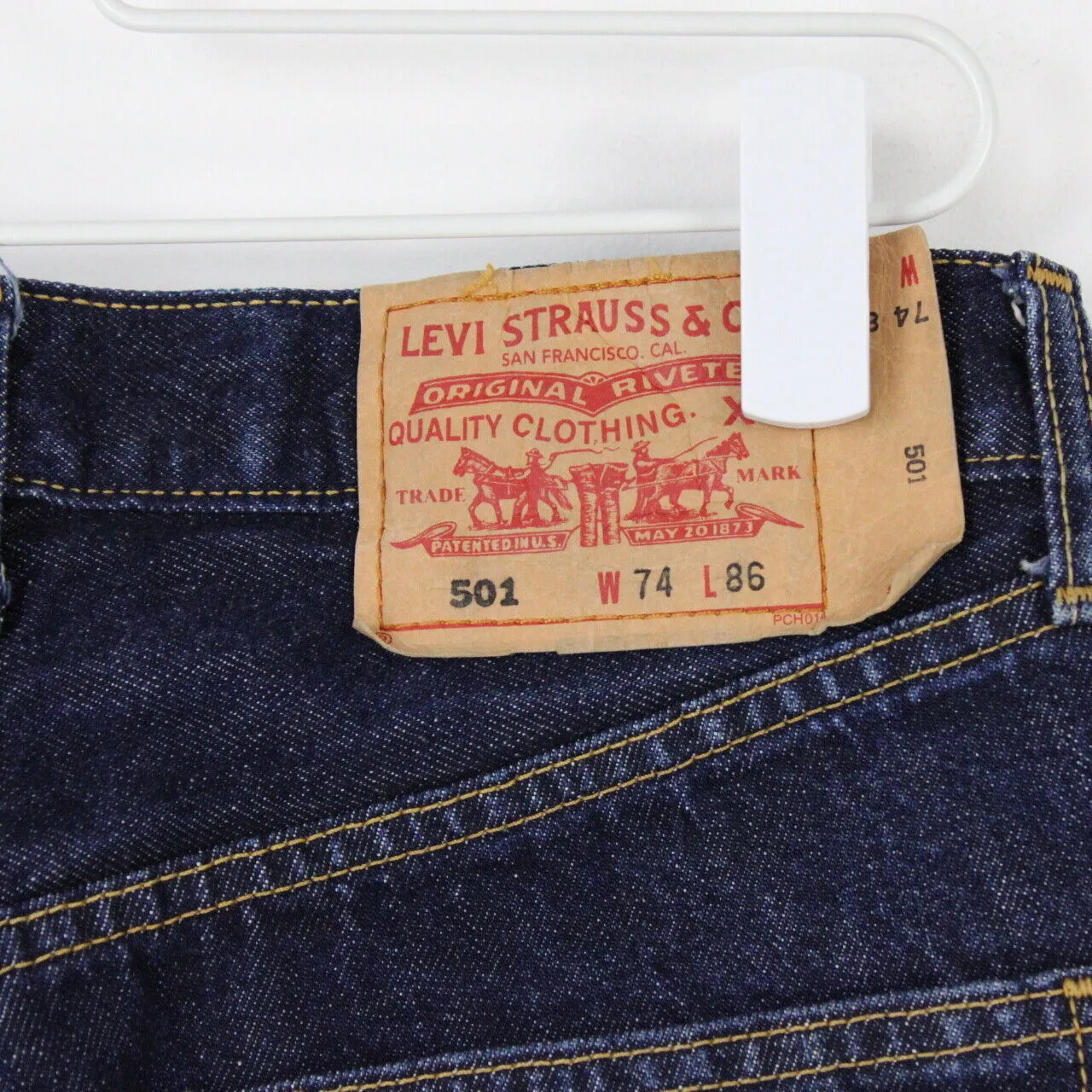 Womens LEVIS 501 Jeans Dark Blue | W29 L26