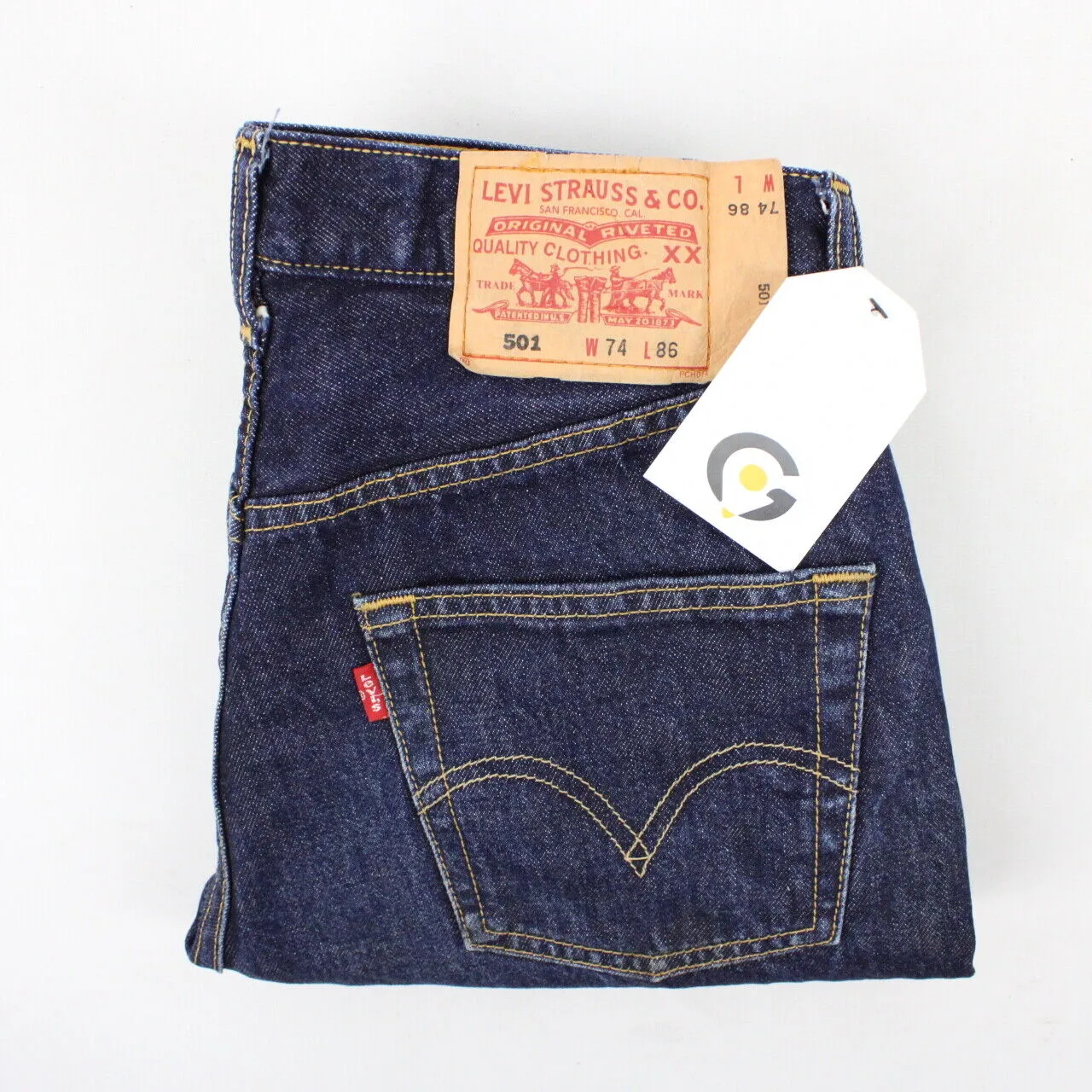 Womens LEVIS 501 Jeans Dark Blue | W29 L26