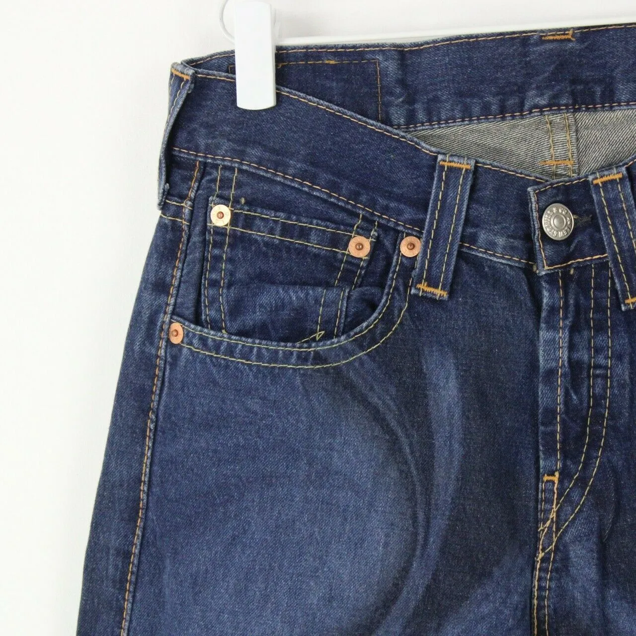 Womens LEVIS 901 Jeans Dark Blue | W32 L34