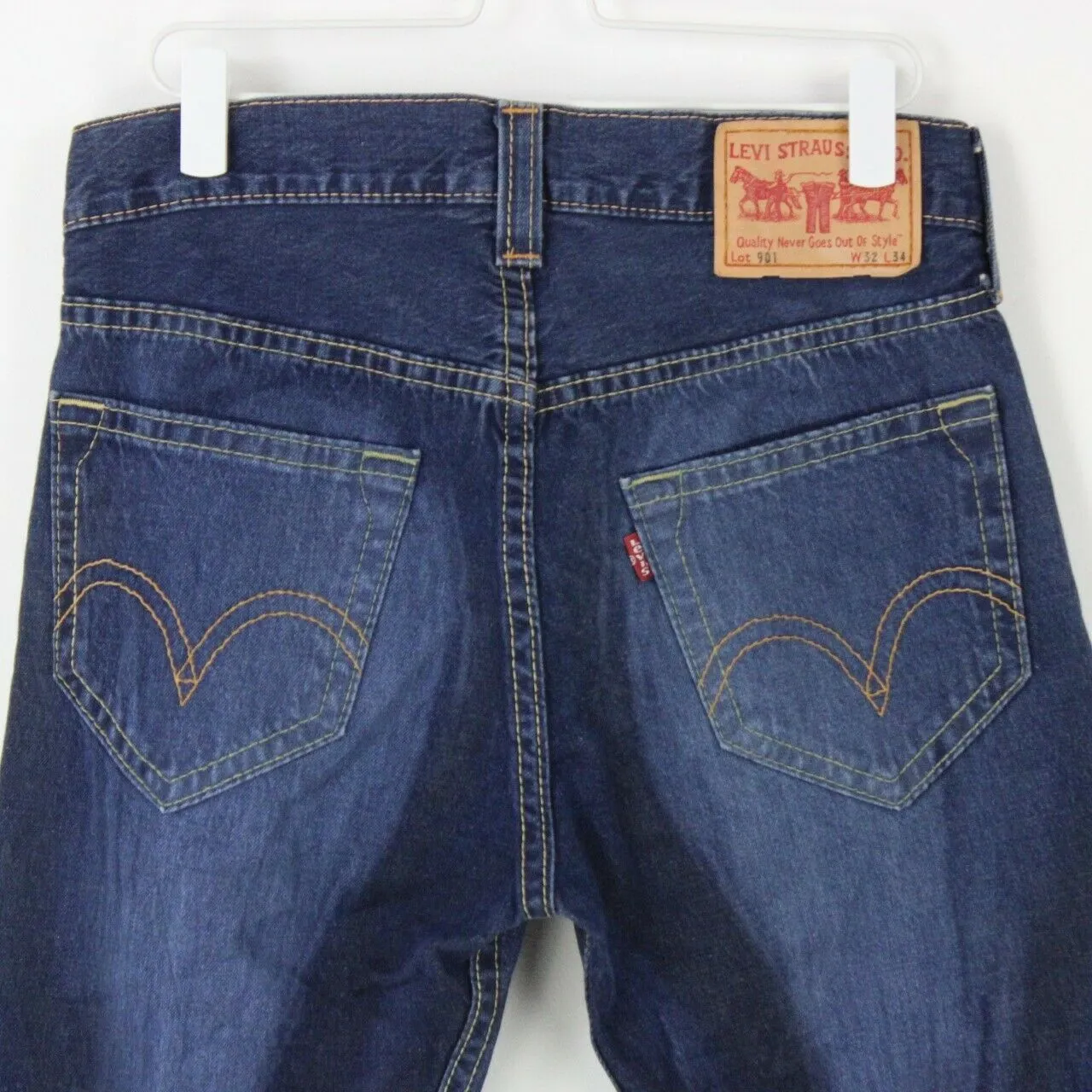 Womens LEVIS 901 Jeans Dark Blue | W32 L34