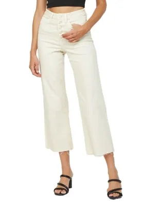 Women's Mica Denim Chromatic Relaxed Fit Wide Leg Jeans