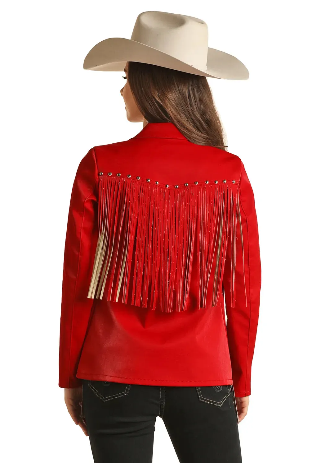 Women's Rock & Roll Fringe Jacket #BW92D03030