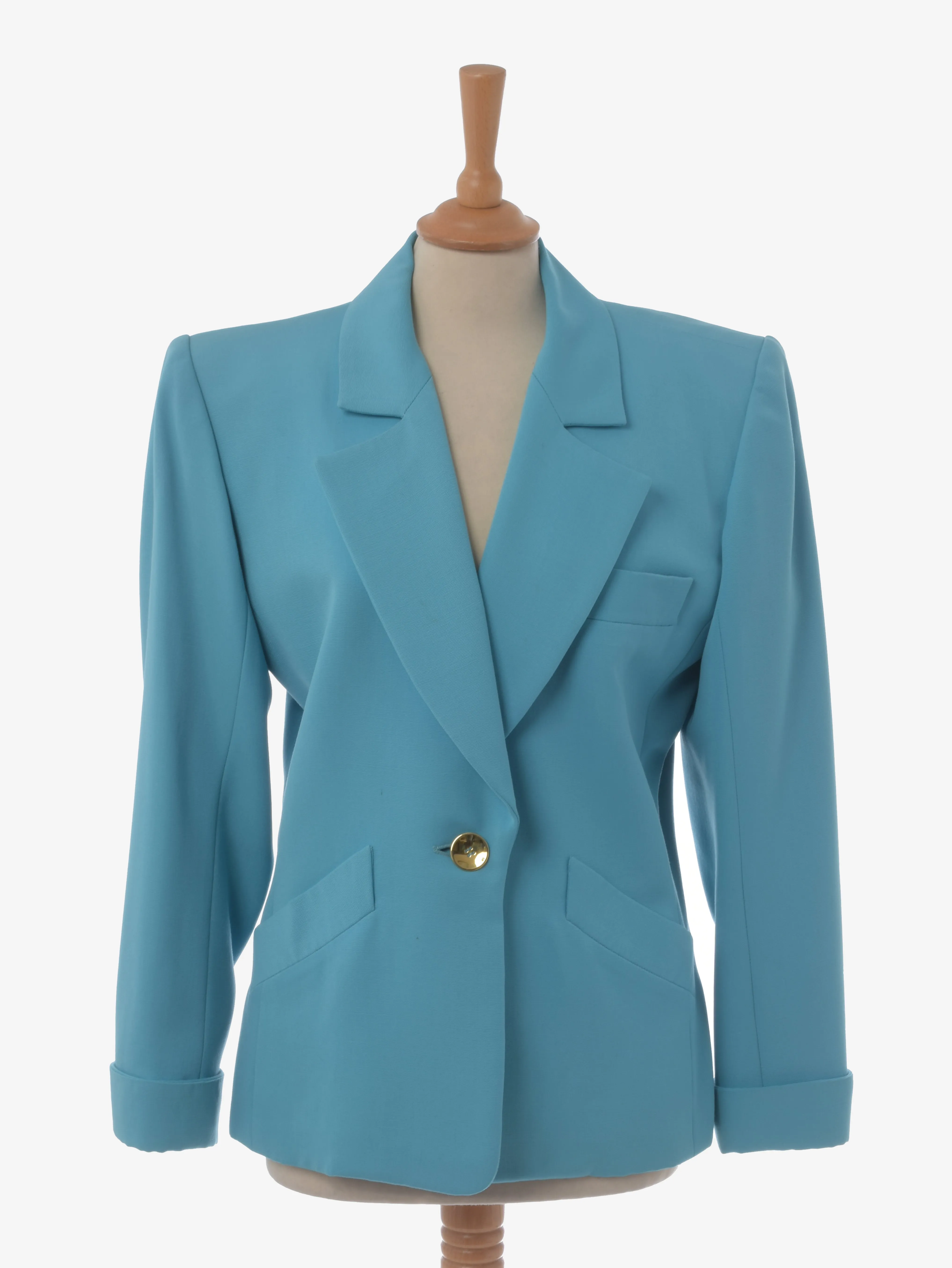 Yves Saint Laurent Tourquoise Blazer - '80s