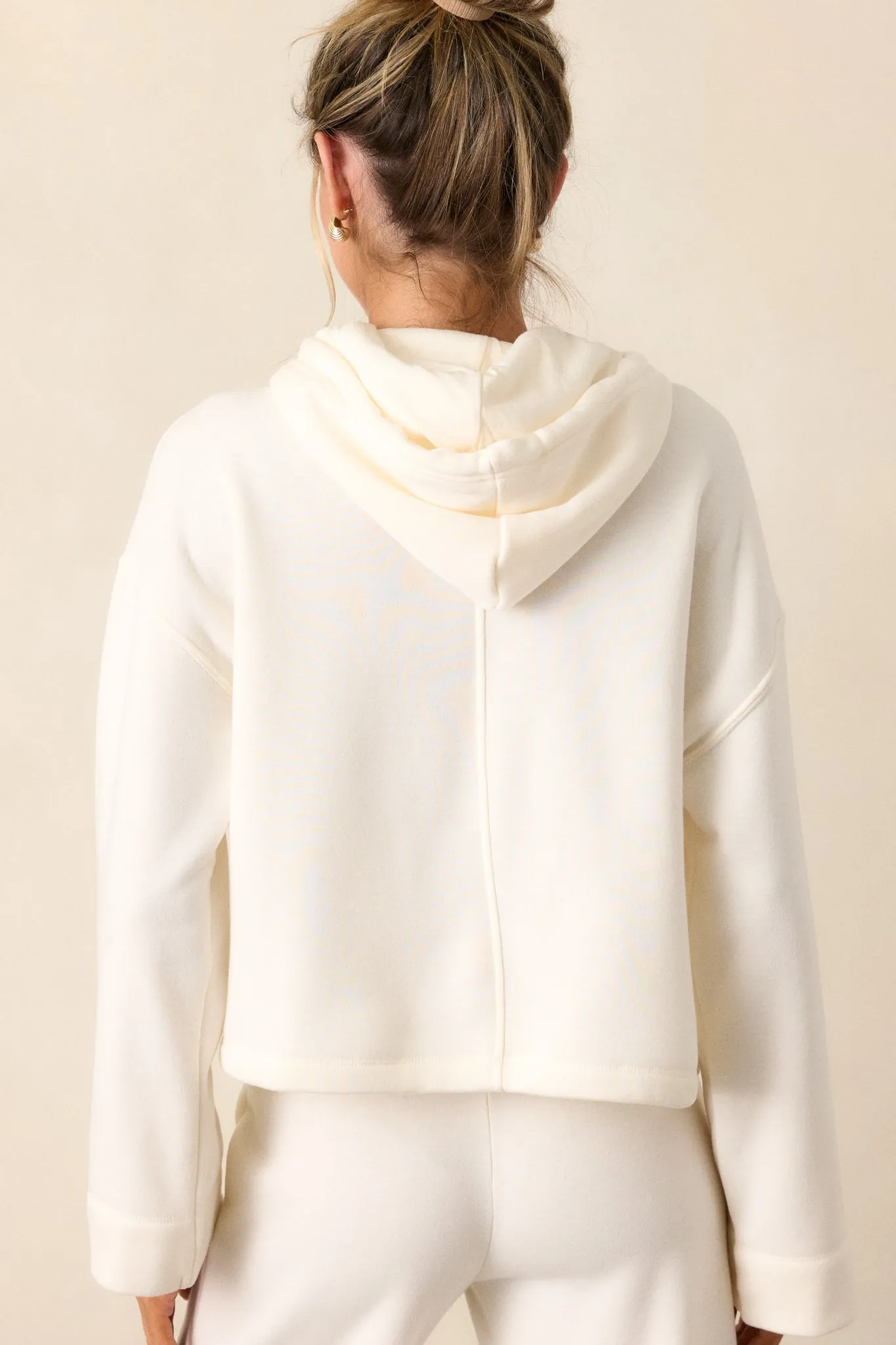 Z Supply Lift Off Sea Salt Ivory Hoodie